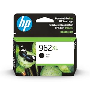 HP Cartucho de tinta negro de alto rendimiento 962XL para impresoras HP | Funciona con la serie de impresoras: OfficeJet 9010, Pro 9010, 9020 | Elegible para tinta instantánea | 3JA03AN