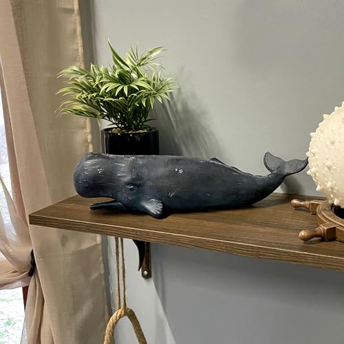 Estatua Realista de Ballena Cachalote 15 Pulgadas miniatura 4