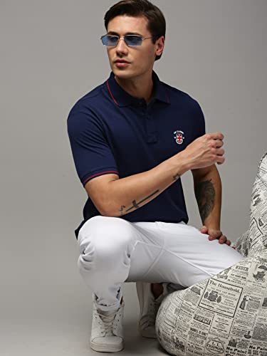 Image of ONN UK Classic Men's Premium Combed Cotton Polo Collar Half Sleeves Solid T-Shirt |