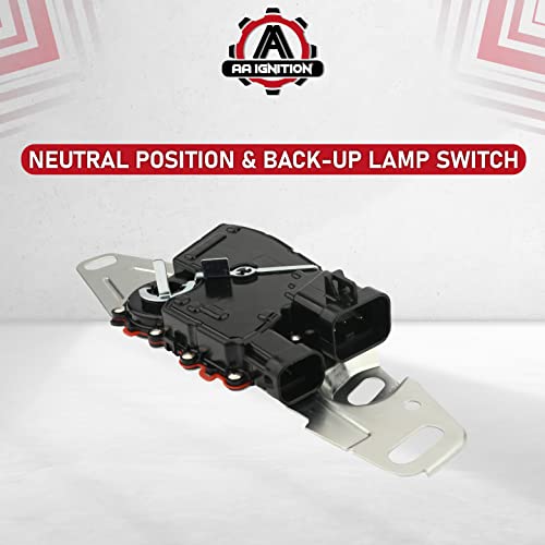 Image of Replacement Neutral Position and Back-up Lamp Switch - Compatible with Cadillac, Chevy, GMC - Escalade, Astro, Silverado 3500, Sierra 1500, Envoy, Yukon, H2 - Replaces 352-3201, 24229422, D74410A