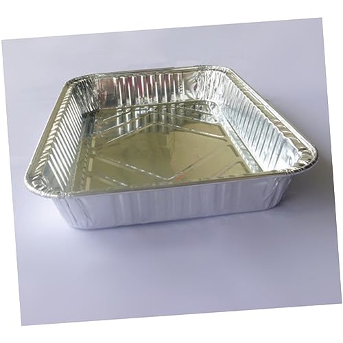 CIYODO Grease Catch Pan Set 10 Pcs Aluminum Foil Pans BBQ Drip Tray Replacement