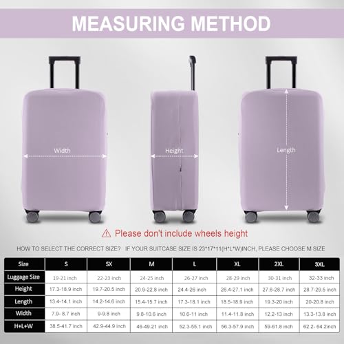 Rainvillage Travel Luggage Cover Suitcase Protector Scratch-Resistant Fit 19-31 Inch Suitcase thumb #5