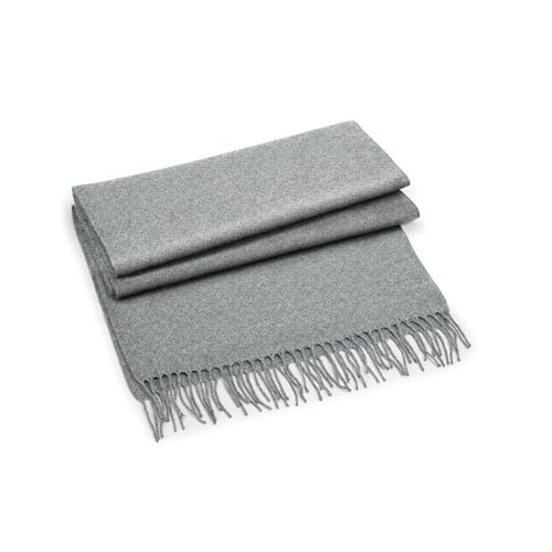 Beechfield B500 Classic Woven Scarf (Heather Grey)