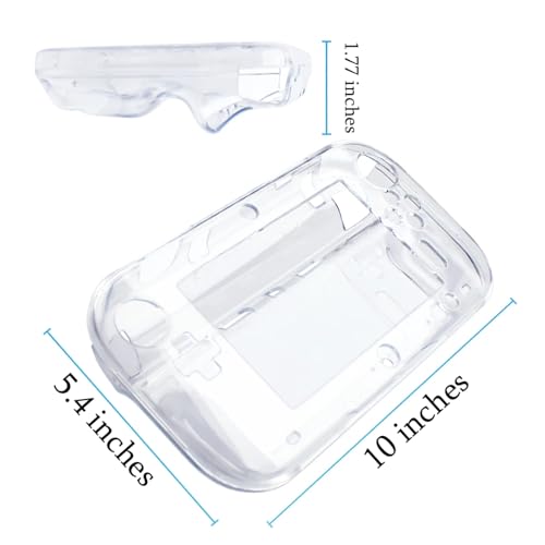 Kujobuy EMS11569_NINTENDO-WII-U-CLE-CRY Clear Crystal Hard Skin Case Cover For Nintendo Wii U Gamepad Remote Controller Scratch-Resistant Protective Cover Controller Protection thumb #3