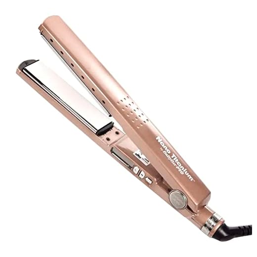Chapinha/Prancha de Cabelo Nano Titanium Rose Gold 1 ¼" 450º F (230 ºC) Babyliss PRO 220V