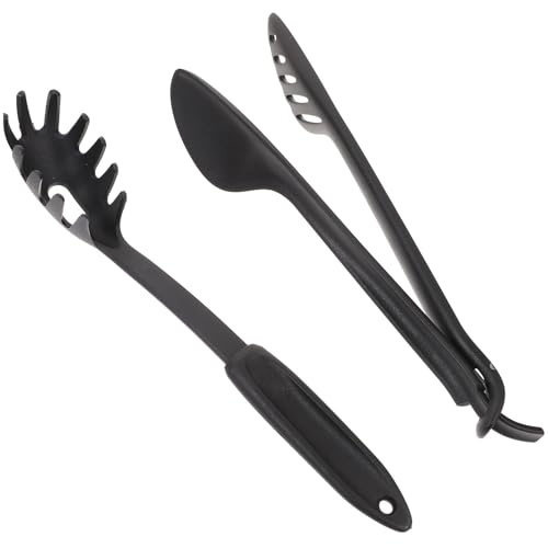 Healeved Pinzas para Espaguetis de Nylon y Pinzas para Alimentos Reutilizables Juego de 2 Piezas Ergonómicas y Portátiles para Cocina Doméstica Aptas para Buffet Picnic y Barbacoa