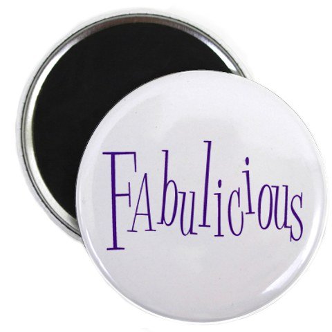 Creative ClamFABULICIOUS Jersey Shore SLANG Fan 2.25 Fridge Magnet