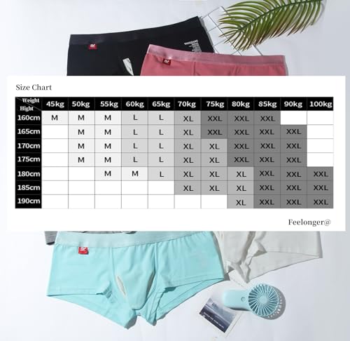 Men's Elephant Nose Underwear Bulge Enhancing Separate Pouch Soft Cotton and Breathable Colorful Trunks2
