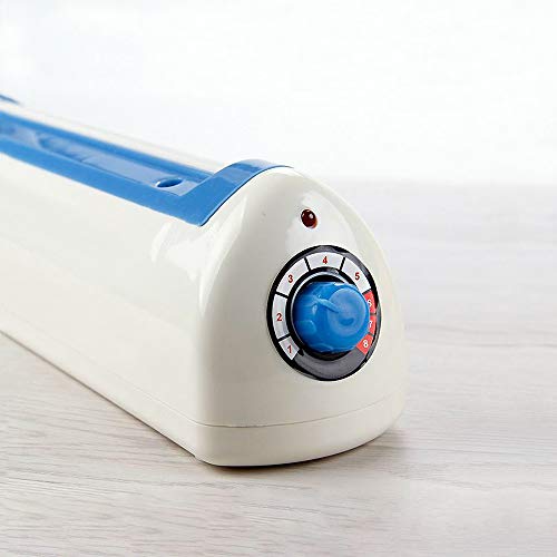 LabZhang 8inch Impulse Bag Sealer,Impulse Heat Sealer,Manual Poly Bag Heat Sealer Heat Seal Closer with 2 Replacement Kit,White - Thumbnail 7