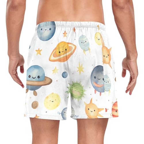 xigua Cute Plante Mens Swim Trunks with Liner, 5 inch Quick Dry Mens Boardshorts for Beach 6