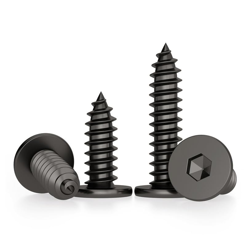 Tornillos autoperforantes acero inoxidable M3 x 6mm 100 piezas miniatura 3