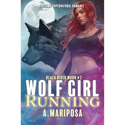Wolf Girl Running Audiolibro Por A. Mariposa arte de portada