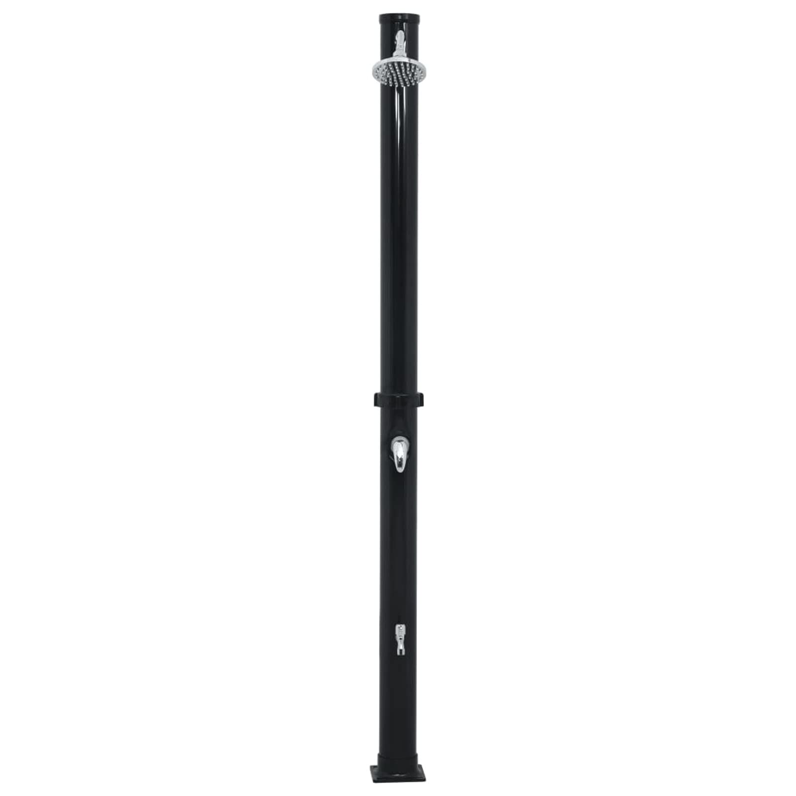 ZEYUAN Solardusche Schwarz 220 cm 20 L, Gartendusche Aussendusche, Solar Dusche Für Garten, Garten Dusche, Pool Dusche, Garten Brause, Solardusche Für Garten