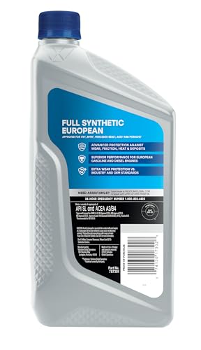 Image of Valvoline European Vehicle Full Synthetic SAE 5W-30 Motor Oil 1 QT, Case of 6