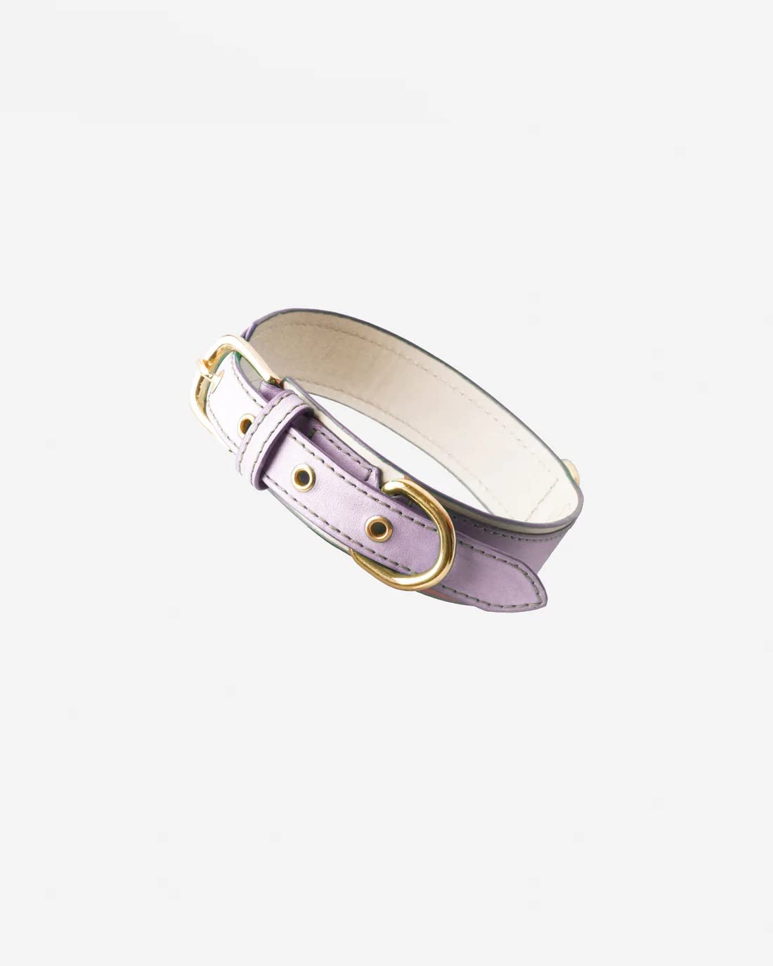 Pets Get Best Imperiale - Luxury Comfortable Dog Collar (M, Lilac & Cream) (B0C65QL9JJ) Amazon Price History, Amazon Price Tracker