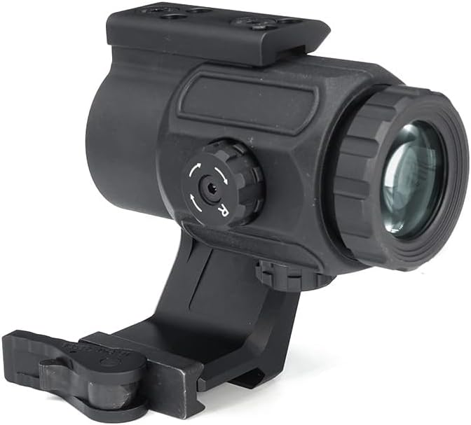 Tactical 3X/5X Magnifier with FTC QD Mount Combo，2.26"/2.91" Optical Centerline Height，Quick Release & Flip-to-Center (FTC) Mechanism，CNC Aluminum