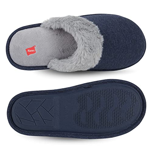 Hanes womens Comfort Cotton on Scuff With Memory Foam and Anti-skid Sole Slipper 6