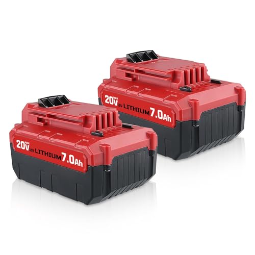 VANTTECH 2Pack 7.0Ah PCC685L Replacement for Porter Cable 20V Lithium PPL1810 Battery PCC680L PCC685LP PCC682L PCC681L PCC680LP PCC640 PCC600 PCCK602L2 Compatible with Porter Cable 20V Cordless Tools