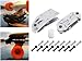 Generic Surf and Rail Adapter Trucks Surf Skate Trucks Aluminum Alloy Skateboard Rail Adapter Waterborne Surf Skate Adapter Longboard Decks Adapters (White)