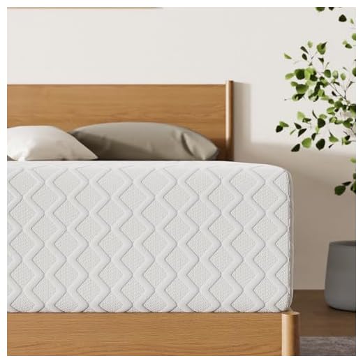 Signature Design by Ashley Queen Size Chime 12 Inch Medium Firm Memory Foam Mattress with Green Tea & Charcoal Gel