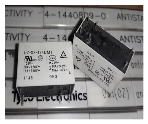 Relé de potencia OZ-SH-112LM1 con bobina de 12V para circuitos impresos