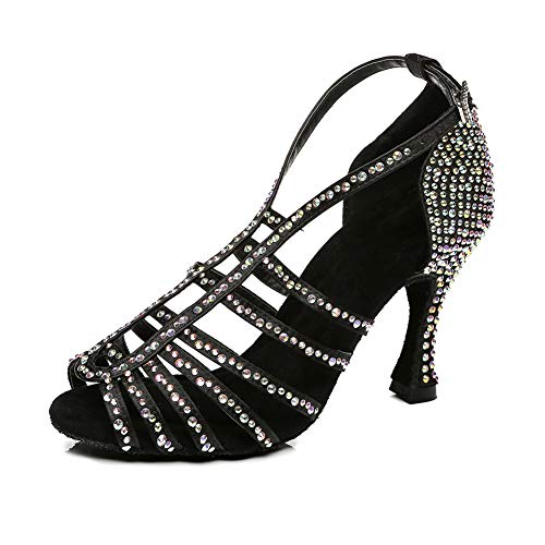 Chaussures de danse salsa bachata HROYL à strass pour vos soirées - 2