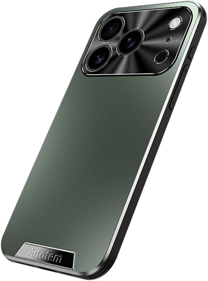 Slim Hard PC Case for iPhone 17/17 Air/17 Pro/17 Pro Max, Metal Camera Protection Ring & Frosted Anti-Scratch Cover(Purple,17)