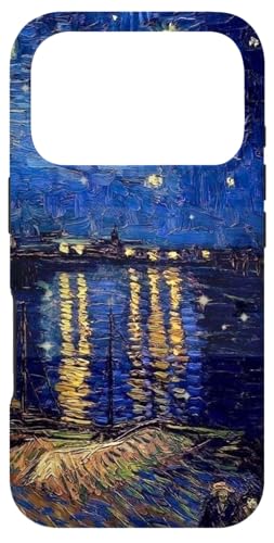 Notte stellata sul Rodano dipinto di Vincent Van Gogh - Arte famosa per uomini e donne che amano disegni e colori unici.