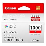 CanonInk Lucia PRO PFI-1000 Red Individual Ink Tank