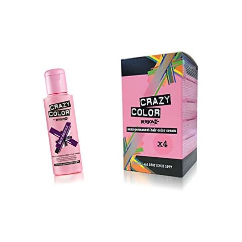 Renbow Crazy Color Bordeaux Hair Dye Cream Cover