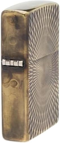 Encendedor Zippo de aceite con diseño clásico y doble cara miniatura 4