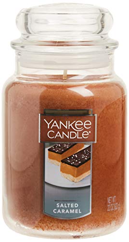 Yankee Candle Large Jar Candle, Honey Clementine & Candle Large Jar Candle Salted Caramel #TOP4