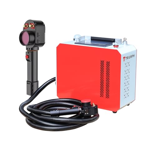 Triumph 300w Pulse Laser Rust Remover Laser Rust Removal Machine Pulse Hand-held Fiber Laser Cleaning Machine for Metals with Rust Paint Oil Dirt Stains Coating Remover Laser Cleaner Machine
