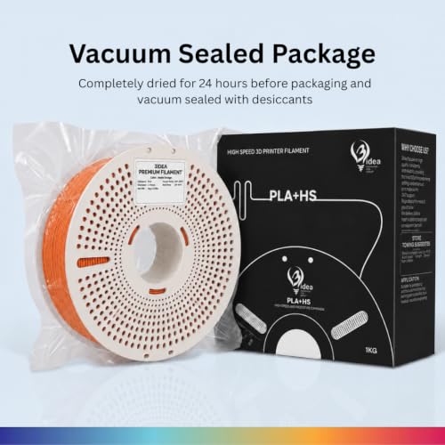 Image of 3IDEA PLA Matte 3D Printer Filament 1.75mm, Grey, 1KG with Reusable Spool, Dimensional Accuracy ±0.02mm, Premium Matte Finish, Smooth & Consistent Printing