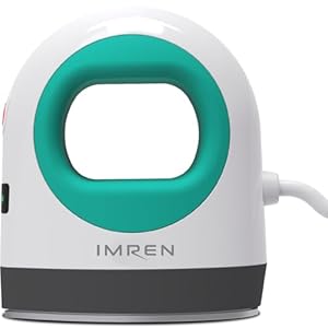 IMREN Mini Heat Press, Small Heat Press with 4.33” *2.67” Ceramic-Coated Heat Plate for Small Objects Like Shoes, Stuffed Animals, Hat & T-Shirt,3 Heating Levels Mini Heat Press Machine, Green