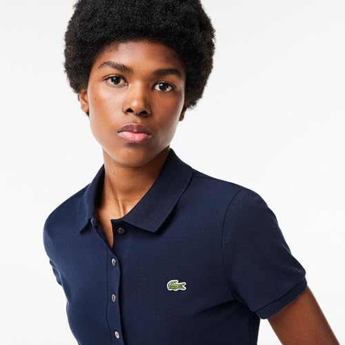 Image of Lacoste Women's Solid Slim Fit Polos