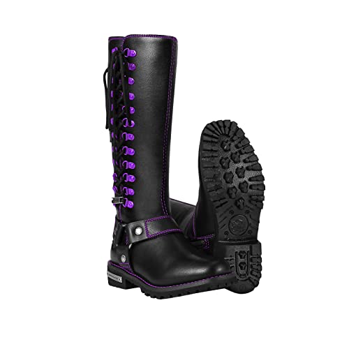 Women's Knee-High Fashion Boots, Comfortable Low Heel Mid Calf Flat Boots for Ladies.