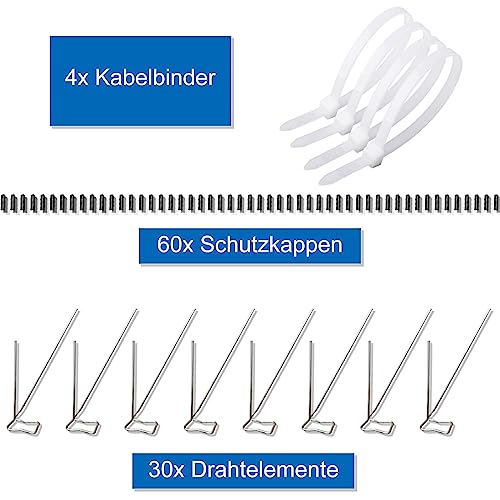 Katzenabwehrgürtel YUNLI – 2er Set Marderabwehrgürtel für Fallrohre