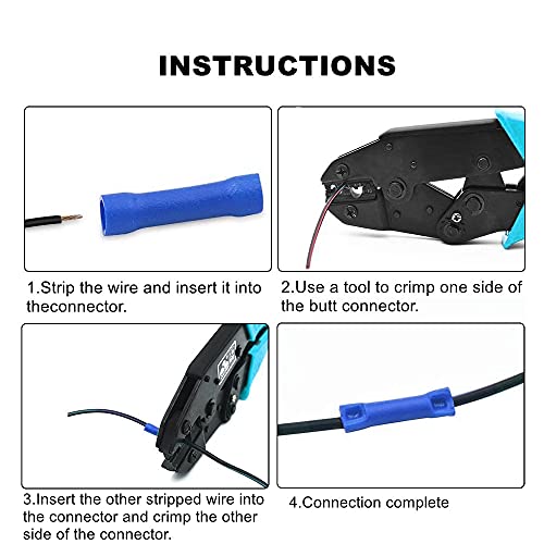 GFFG Set di 750 capicorda per cavi, assortimento