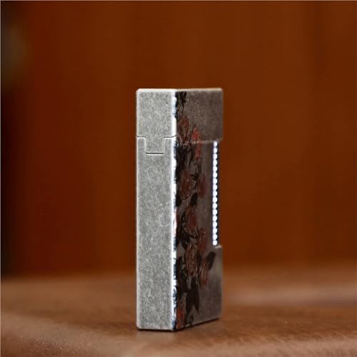 Encendedor de cobre puro peroano plata antigua miniatura 5