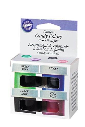 Candy Colors .25oz 4/PkgPink, Green, Violet & Black