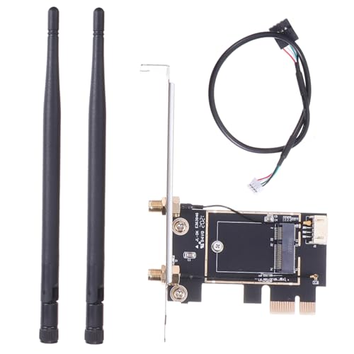 VILLCASE Adaptador De Tarjeta Vertical Nic para Ordenador Portátil Soporte para Portátil Tarjetas WiFi Placa PCB