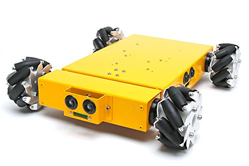 Amazon.co.jp: 4WD100mmメカナムホイールロボット (10011) [台車