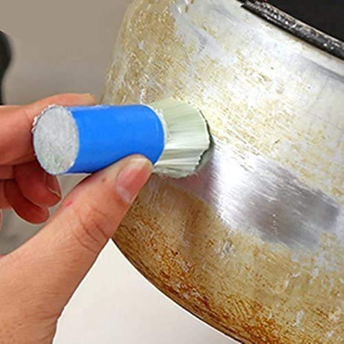 COLIBROX 2 Pcs Magic Stainless Steel Cleaning Brush Stick Metal Rust Remover