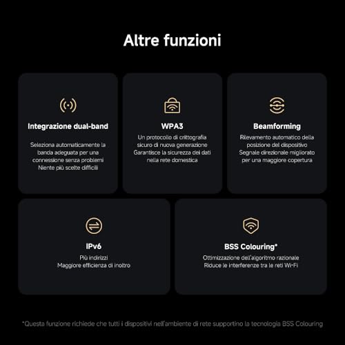 Router WiFi7 BE3600 - Porta 2.5G, Mesh WiFi, BLE, Connessione Multi-Dispositivo con Bassa Latenza - Powerline - Immagine 23