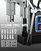 ZELCAN Mag Drill Press with 11 Pcs Bits, 1550W Portable Magnetic Drill Press with 2