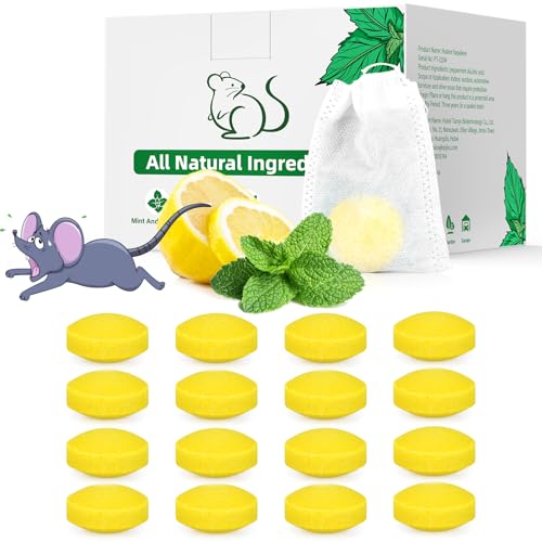 Mouse Rodent Repellent, 16 Pack Peppermint Oil for Mice Mouse Rats Squirrel Pests Control Indoor &...