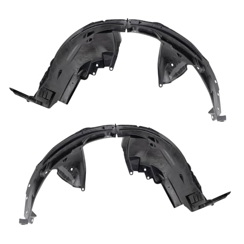 Image of TRQ Front Inner Fender Liner Set Compatible with 2017-2020 Nissan Rogue NI1248158 NI1249158