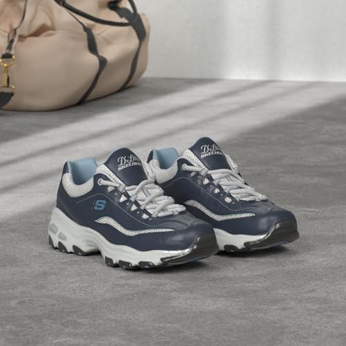 Image of Skechers Women's D'lites Life Saver Memory Foam Lace-up Sneakers