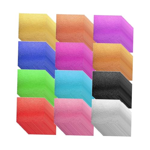 DYNWAVE 240 Sheets Gold Leaf Sheets Imitation Gold Leaf Paper Sheets DIY Sequins Art Multi Colored for Furniture Wrappers Decorating